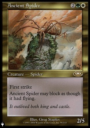 (096) Magic The Gathering The List Single: Ancient Spider Rare