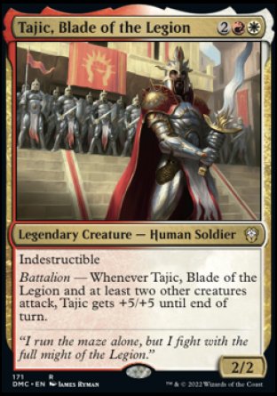 (171) Magic The Gathering Commander: Dominaria United Single: Tajic, Blade of the Legion Rare