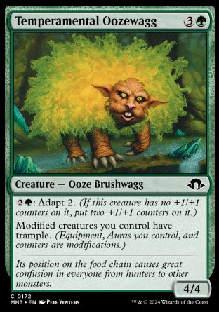 (172) Magic The Gathering Modern Horizons 3 Single: Temperamental Oozewagg Common