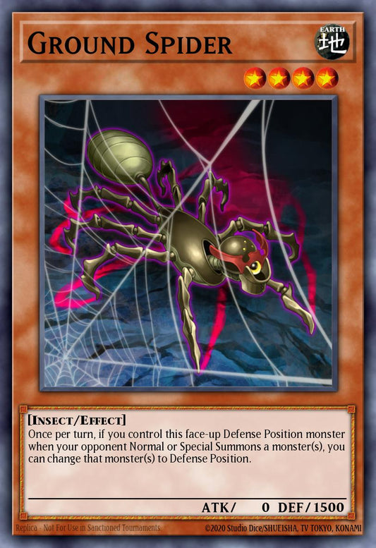 (016) YuGiOh TCG SOVR: Stardust Overdrive Single: Ground Spider  Common