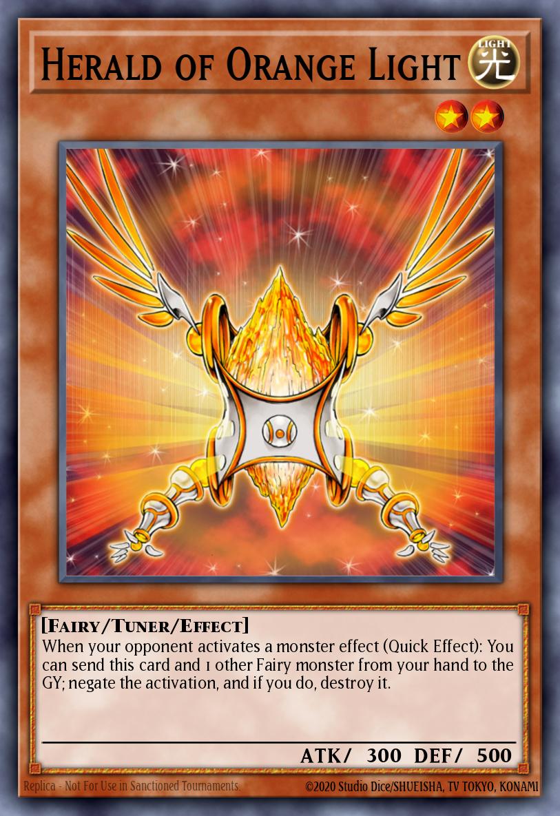 (068) YuGiOh TCG MZTM: Maze of the Master Single: Herald of Orange Light Rare