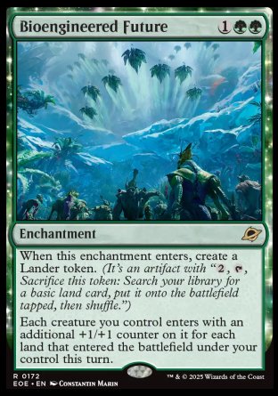 (172) Magic The Gathering Edge of Eternities: Promos Single: Bioengineered Future (V.2) Holo Rare