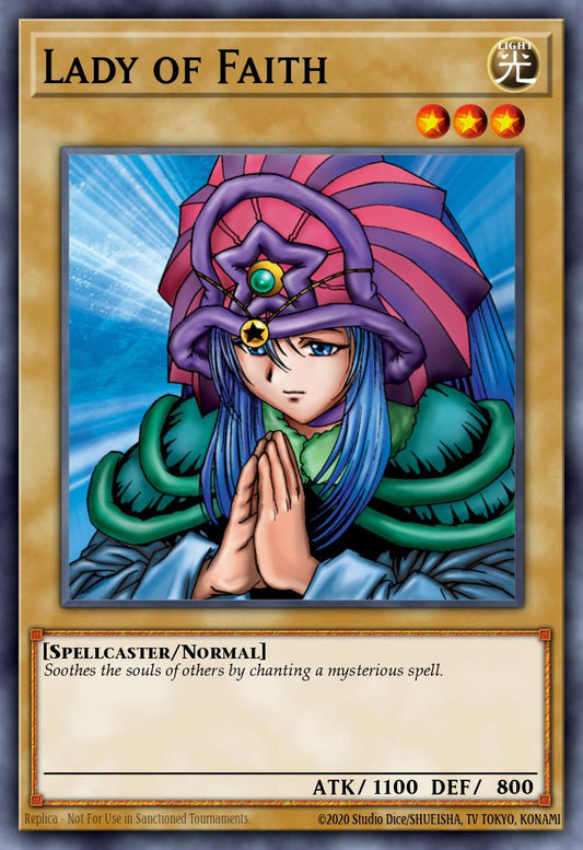 (EN119) YuGiOh TCG MRD: Metal Raiders Single: Lady of Faith (V.3 - Common)  Common