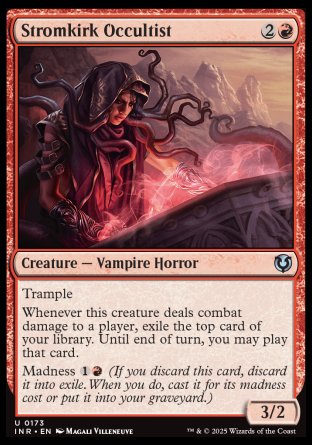 (173) Magic The Gathering Innistrad Remastered Single: Stromkirk Occultist Uncommon