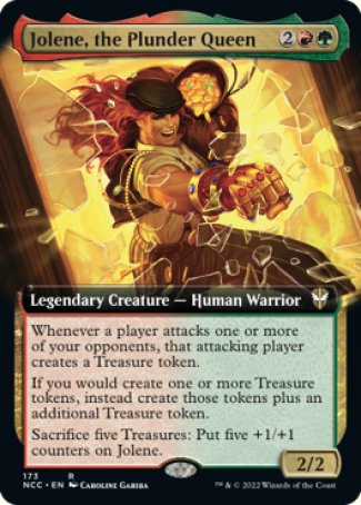 (173) Magic The Gathering Commander: Streets of New Capenna: Extras Single: Jolene, the Plunder Queen Rare
