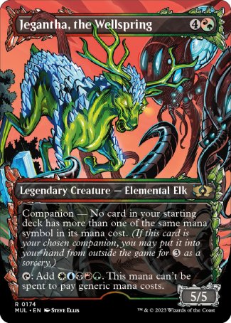(174) Magic The Gathering Multiverse Legends Single: Jegantha, the Wellspring (V.4) Holo Rare
