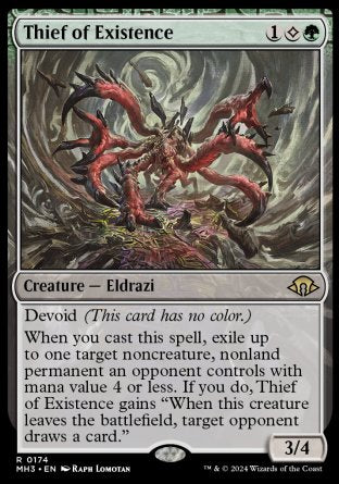 (174) Magic The Gathering Modern Horizons 3 Single: Thief of Existence Holo Rare