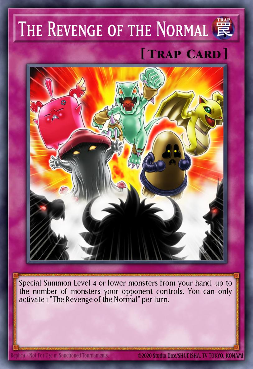 (214) YuGiOh TCG MP19: 2019 Gold Sarcophagus Tin Mega Pack Single: The Revenge of the Normal Common
