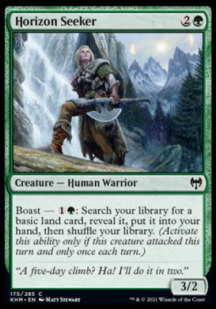 (175/285) Magic The Gathering Kaldheim Single: Horizon Seeker Holo Common