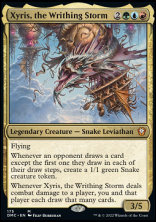 (175) Magic The Gathering Commander: Dominaria United Single: Xyris, the Writhing Storm Holo Mythic