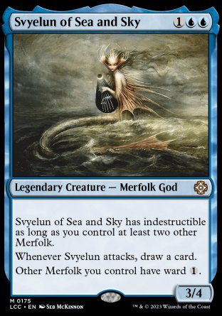(175) Magic The Gathering Commander: The Lost Caverns of Ixalan Single: Svyelun of Sea and Sky Mythic