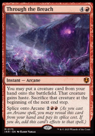 (175) Magic The Gathering Innistrad Remastered Single: Through the Breach Holo Mythic