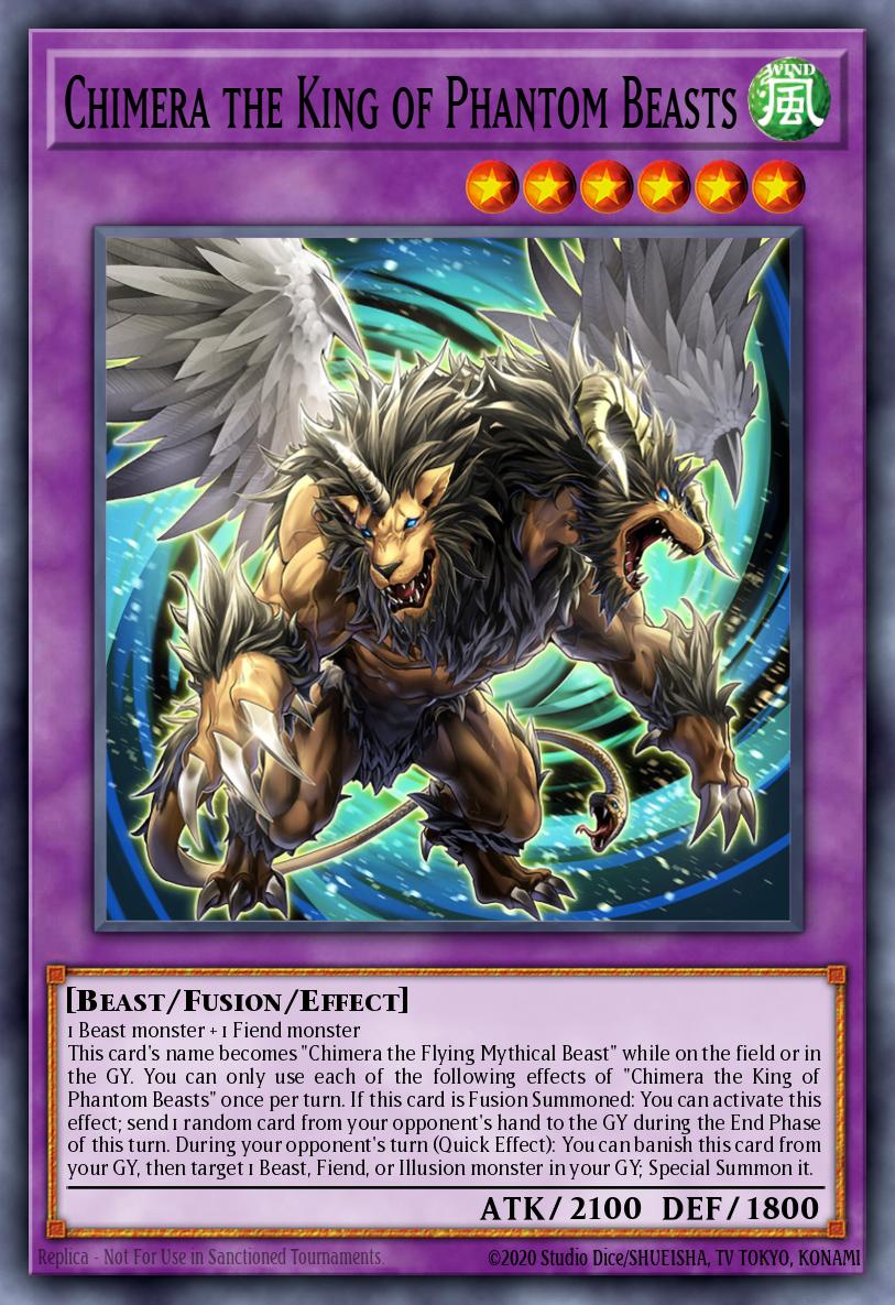 (095) YuGiOh TCG MP24: 25th Anniversary Tin: Dueling Mirrors Single: Chimera the King of Phantom Beasts Secret Rare