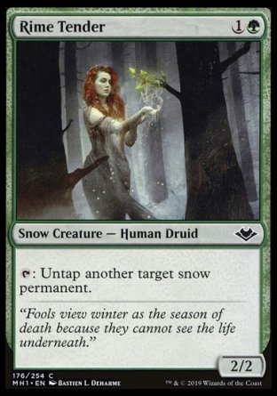 (176/254) Magic The Gathering Modern Horizons Single: Rime Tender Common