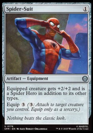 (176) Magic The Gathering Magic: The Gathering | Marvel's Spider-Man Single: Spider-Suit Uncommon