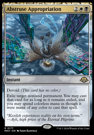 (177) Magic The Gathering Modern Horizons 3 Single: Abstruse Appropriation Rare