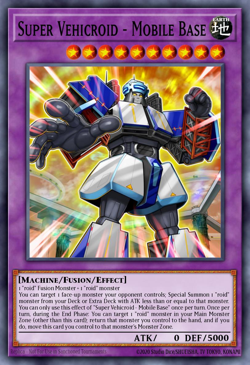 (030) YuGiOh TCG LEDU: Legendary Duelists Single: Super Vehicroid - Mobile Base Super Rare