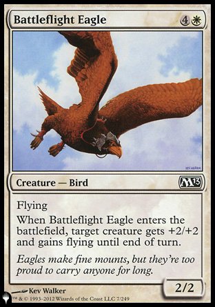 (007) Magic The Gathering The List Single: Battleflight Eagle Common