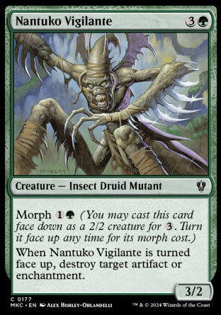 (177) Magic The Gathering Commander: Murders at Karlov Manor Single: Nantuko Vigilante Common