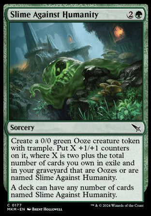 (177) Magic The Gathering Murders at Karlov Manor Single: Slime Against Humanity Common