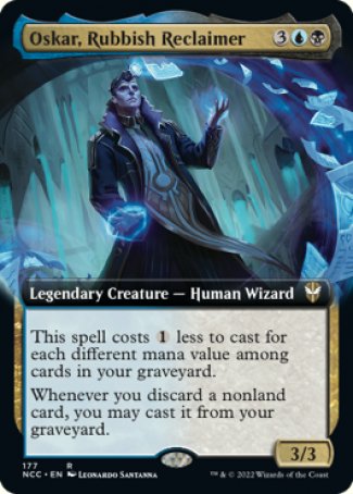 (177) Magic The Gathering Commander: Streets of New Capenna: Extras Single: Oskar, Rubbish Reclaimer Rare