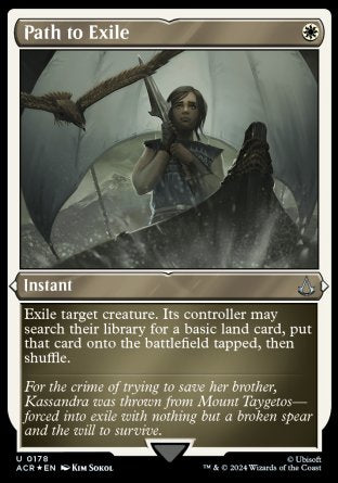 (178) Magic The Gathering Universes Beyond: Assassin's Creed: Extras Single: Path to Exile Holo Uncommon