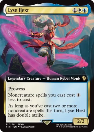 (178) Magic The Gathering Commander: Magic: The Gathering - FINAL FANTASY: Extras Single: Lyse Hext Holo Rare
