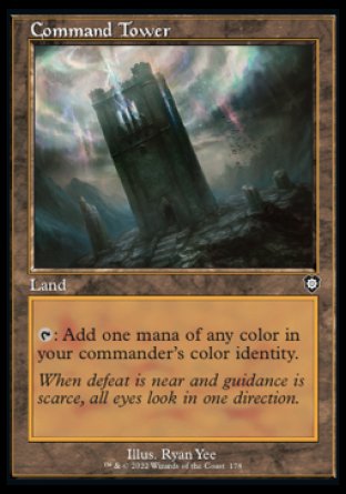 (178) Magic The Gathering Commander: The Brothers' War Single: Command Tower Common