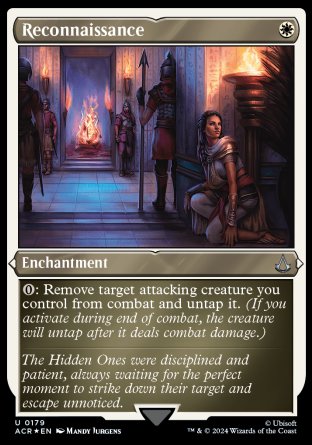 (179) Magic The Gathering Universes Beyond: Assassin's Creed: Extras Single: Reconnaissance Holo Uncommon