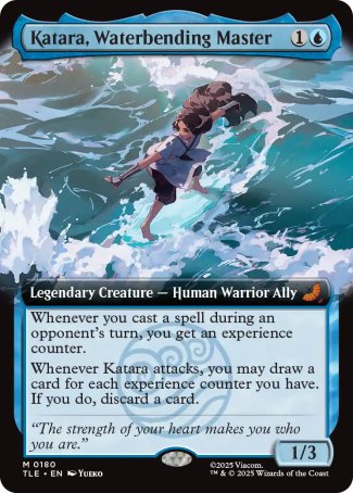 (180) Magic The Gathering Magic: The Gathering | Avatar: The Last Airbender: Eternal Single: Katara, Waterbending Master (V.2) Mythic