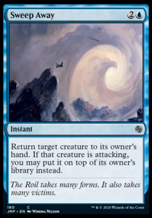 (180) Magic The Gathering Jumpstart Single: Sweep Away Common