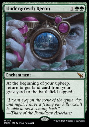 (181) Magic The Gathering Murders at Karlov Manor Single: Undergrowth Recon Mythic