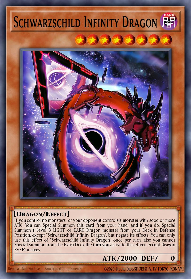 (013) YuGiOh TCG MZTM: Maze of the Master Single: Schwarzschild Infinity Dragon  Secret Rare