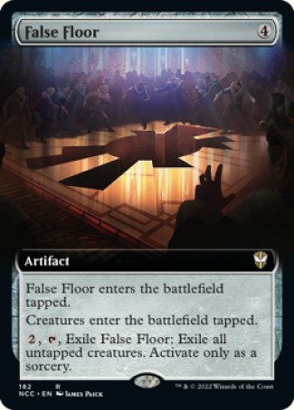 (182) Magic The Gathering Commander: Streets of New Capenna: Extras Single: False Floor Rare
