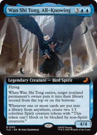 (182) Magic The Gathering Magic: The Gathering | Avatar: The Last Airbender: Eternal Single: Wan Shi Tong, All-Knowing (V.2) Holo Mythic