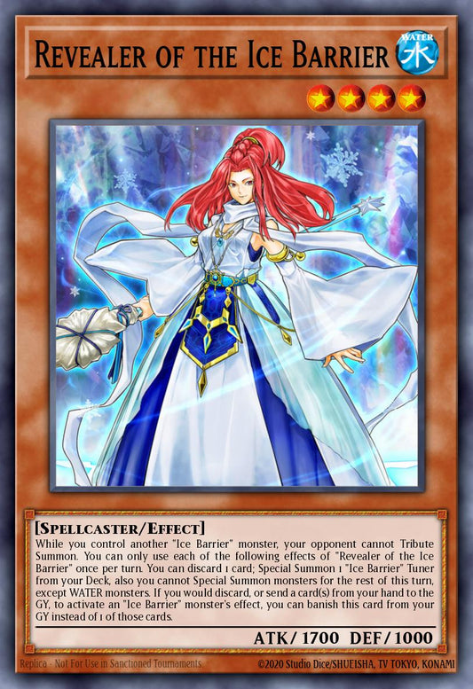 (028) YuGiOh TCG RA03: Quarter Century Bonanza Single: Revealer of the Ice Barrier (V.6 - Collectors Rare)  Collectors Rare