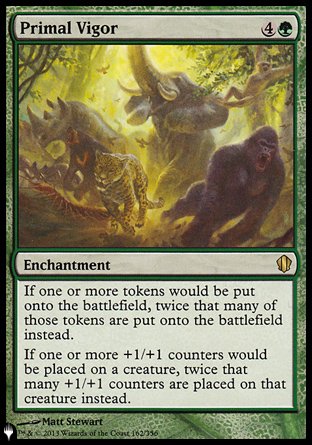 (162) Magic The Gathering The List Single: Primal Vigor Rare