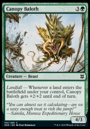 (183/280) Magic The Gathering Zendikar Rising Single: Cragplate Baloth Rare