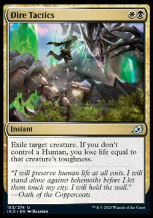 (183/274) Magic The Gathering Ikoria: Lair of Behemoths Single: Dire Tactics Uncommon