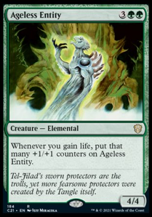 (184) Magic The Gathering Commander: Strixhaven Single: Ageless Entity Rare