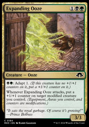 (184) Magic The Gathering Modern Horizons 3 Single: Expanding Ooze Holo Common