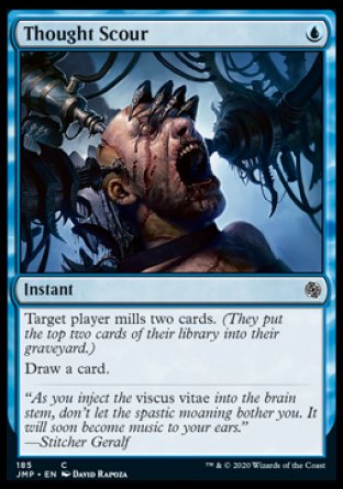 (185) Magic The Gathering Jumpstart Single: Thought Scour Common