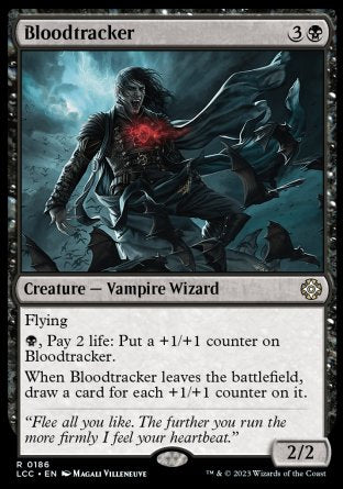 (186) Magic The Gathering Commander: The Lost Caverns of Ixalan Single: Bloodtracker Rare