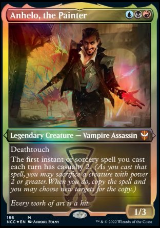 (186) Magic The Gathering Commander: Streets of New Capenna: Extras Single: Anhelo, the Painter (V.2) Holo Special