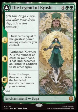 (186) Magic The Gathering Magic: The Gathering | Avatar: The Last Airbender Single: The Legend of Kyoshi // Avatar Kyoshi Holo Mythic