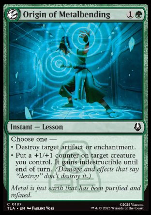 (187) Magic The Gathering Magic: The Gathering | Avatar: The Last Airbender Single: Origin of Metalbending Holo Common