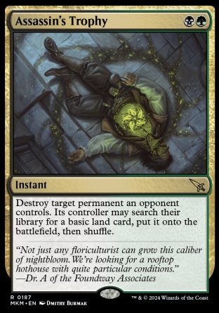 (187) Magic The Gathering Murders at Karlov Manor Single: Assassin's Trophy Rare