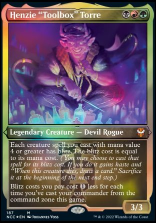 (187) Magic The Gathering Commander: Streets of New Capenna: Extras Single: Henzie Toolbox Torre (V.2) Special