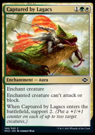(188) Magic The Gathering Modern Horizons 2 Single: Captured by Lagacs Holo Common