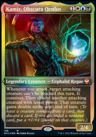 (188) Magic The Gathering Commander: Streets of New Capenna: Extras Single: Kamiz, Obscura Oculus (V.2) Special